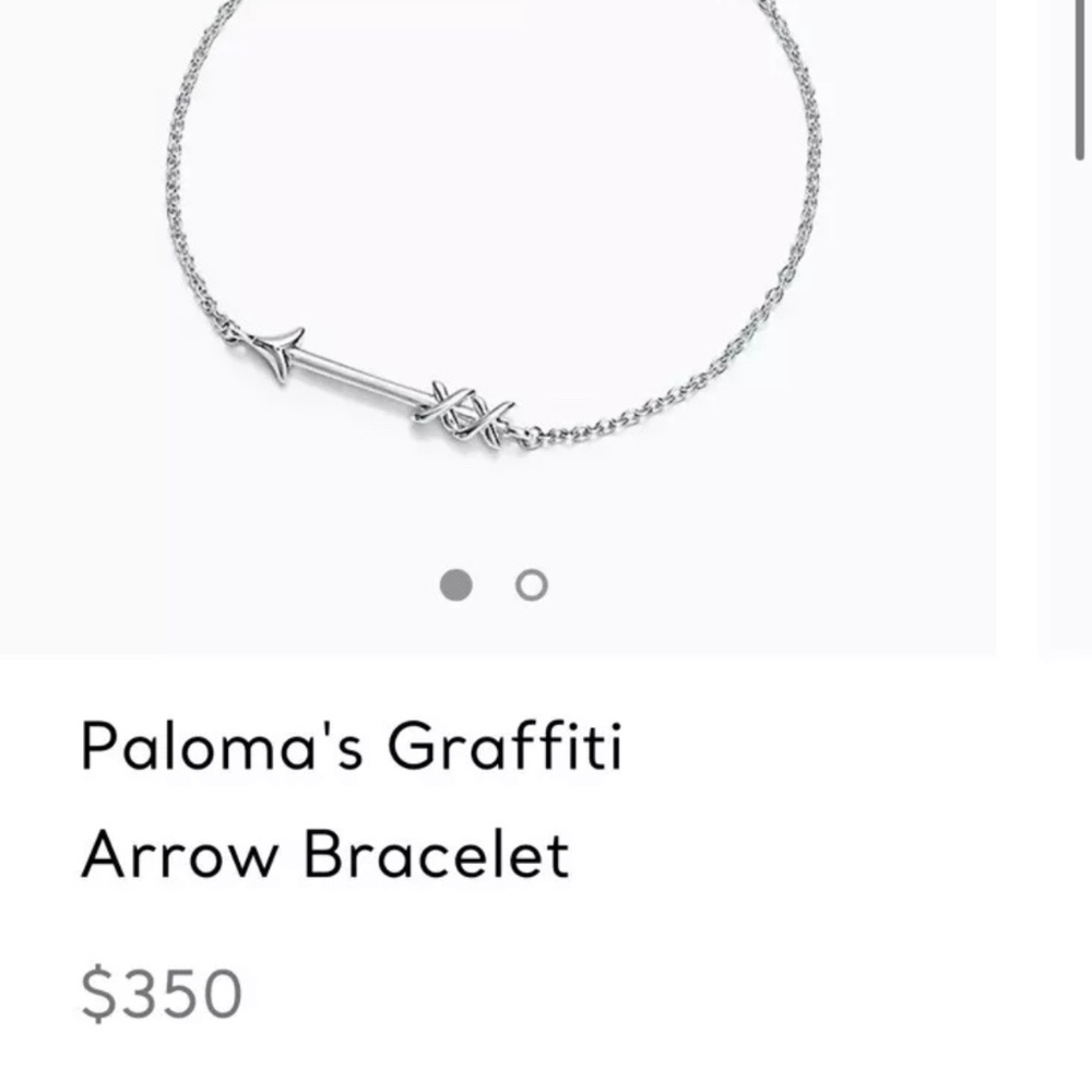 Tiffany and Co. “Paloma’s Graffiti Arrow Bracelet” Size Small